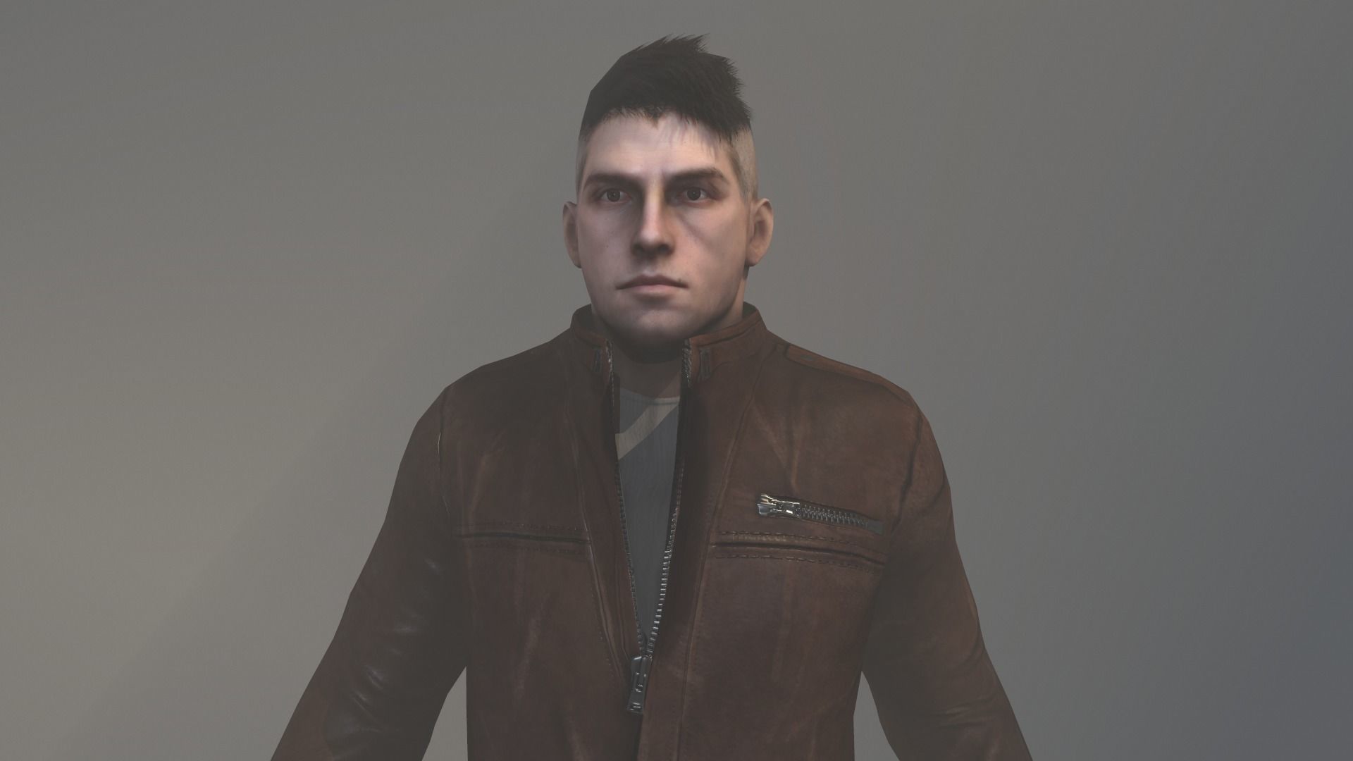 Protagonist realistic Character PBR  Low-poly 3D model_5