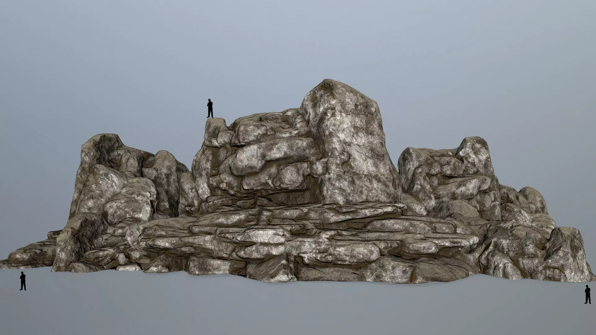 rocks rock formation Low-poly 3D model_0