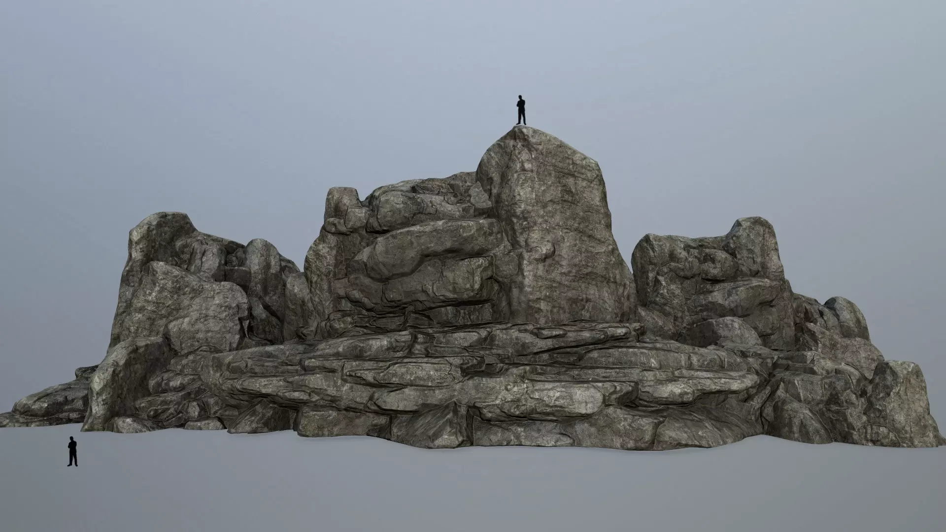 rocks rock formation Low-poly 3D model