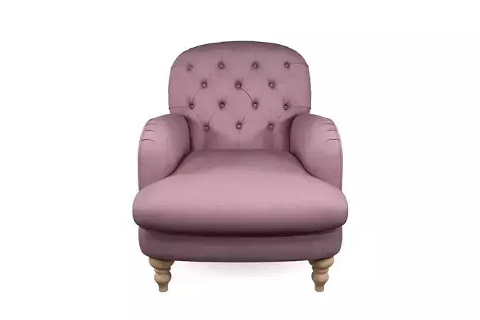 Purple luxurious armchair 