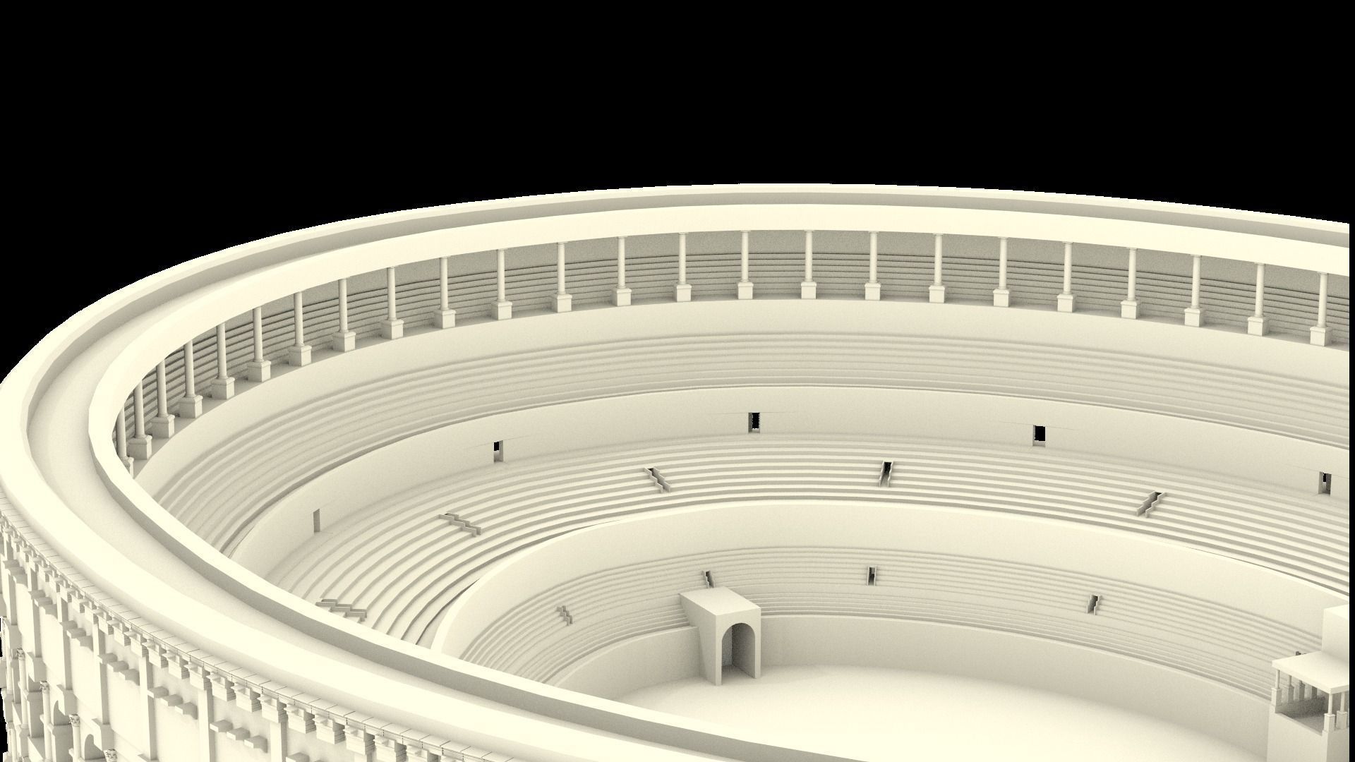 Colosseum of Rome 3D model_2
