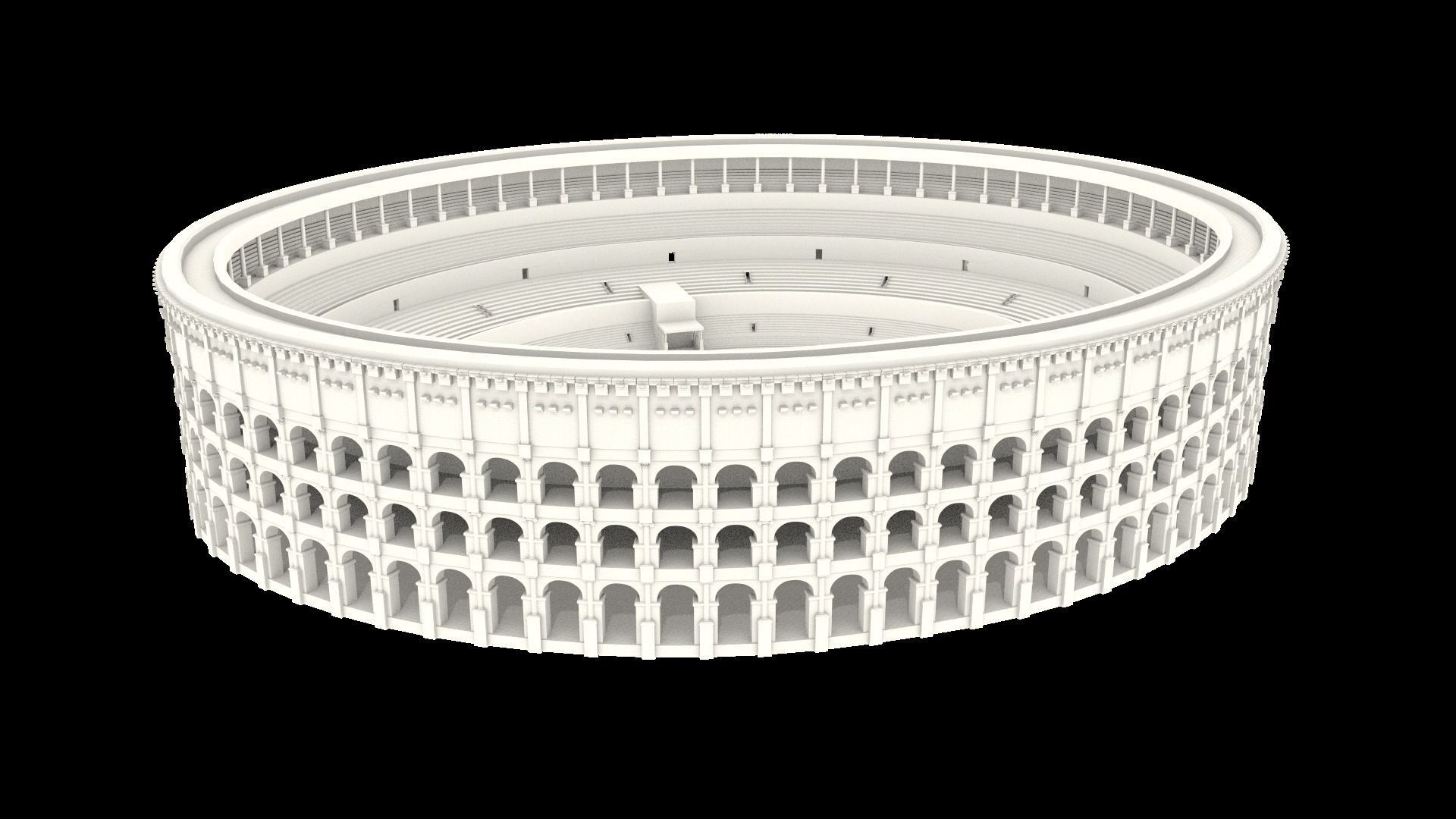 Colosseum of Rome 3D model_0