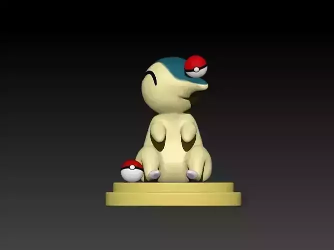 Cyndaquil Pokemon 3D print model