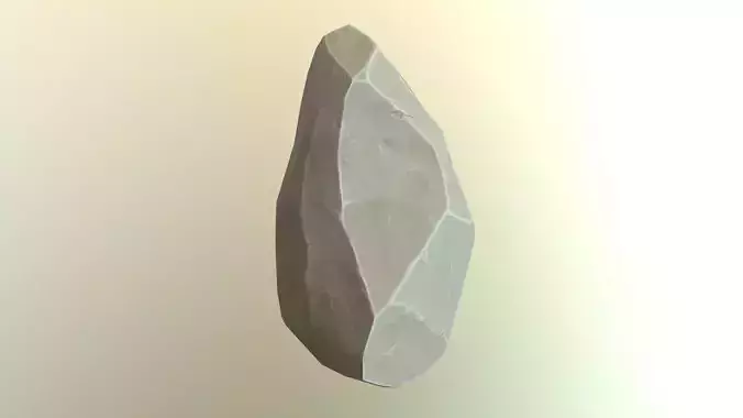 Stylized Rock Low-poly 3D model