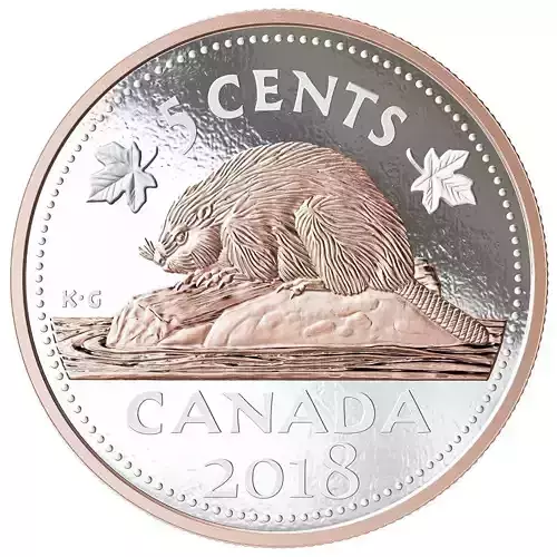 Canadian 5 cents  coin
