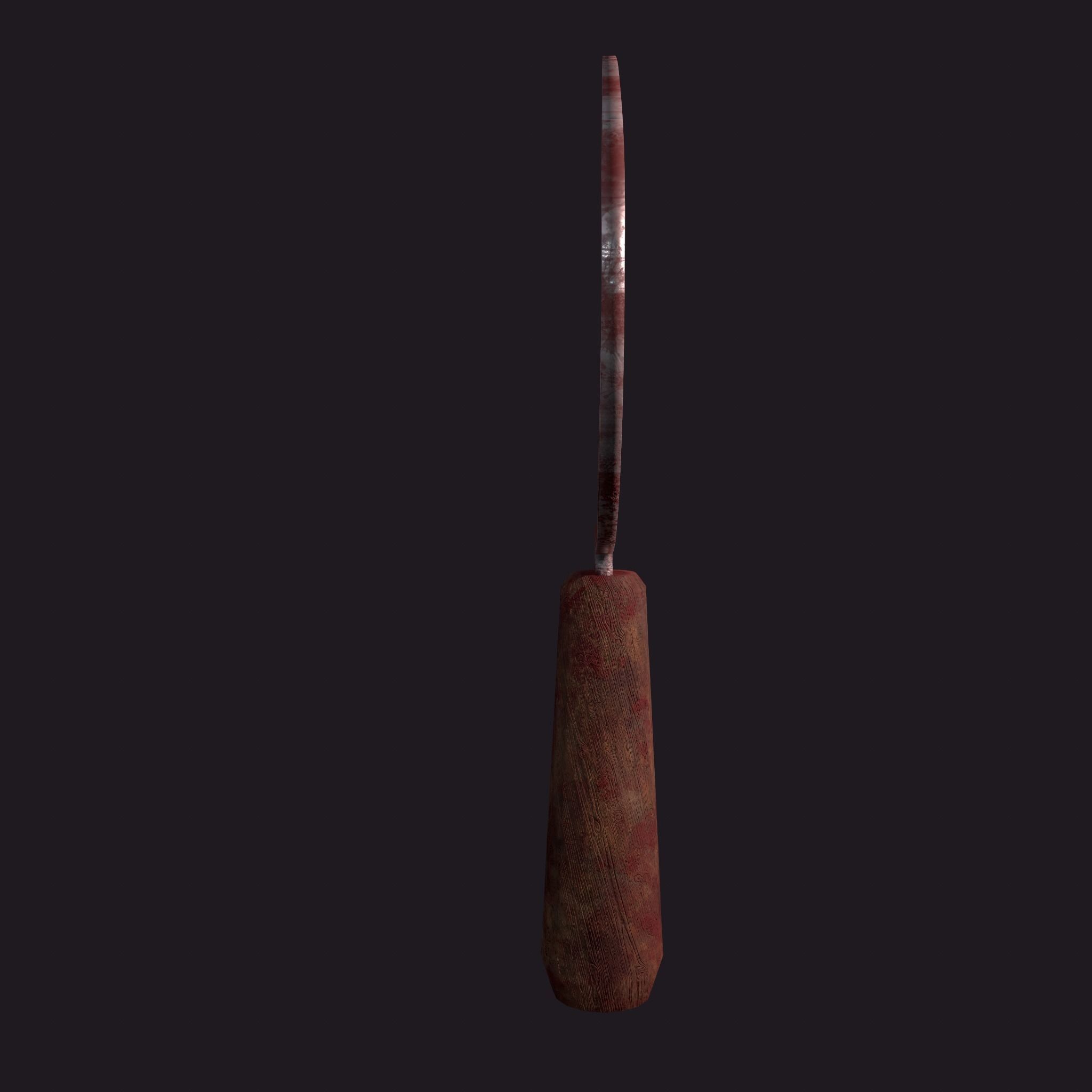 Bloody Sickle Free low-poly 3D model_10