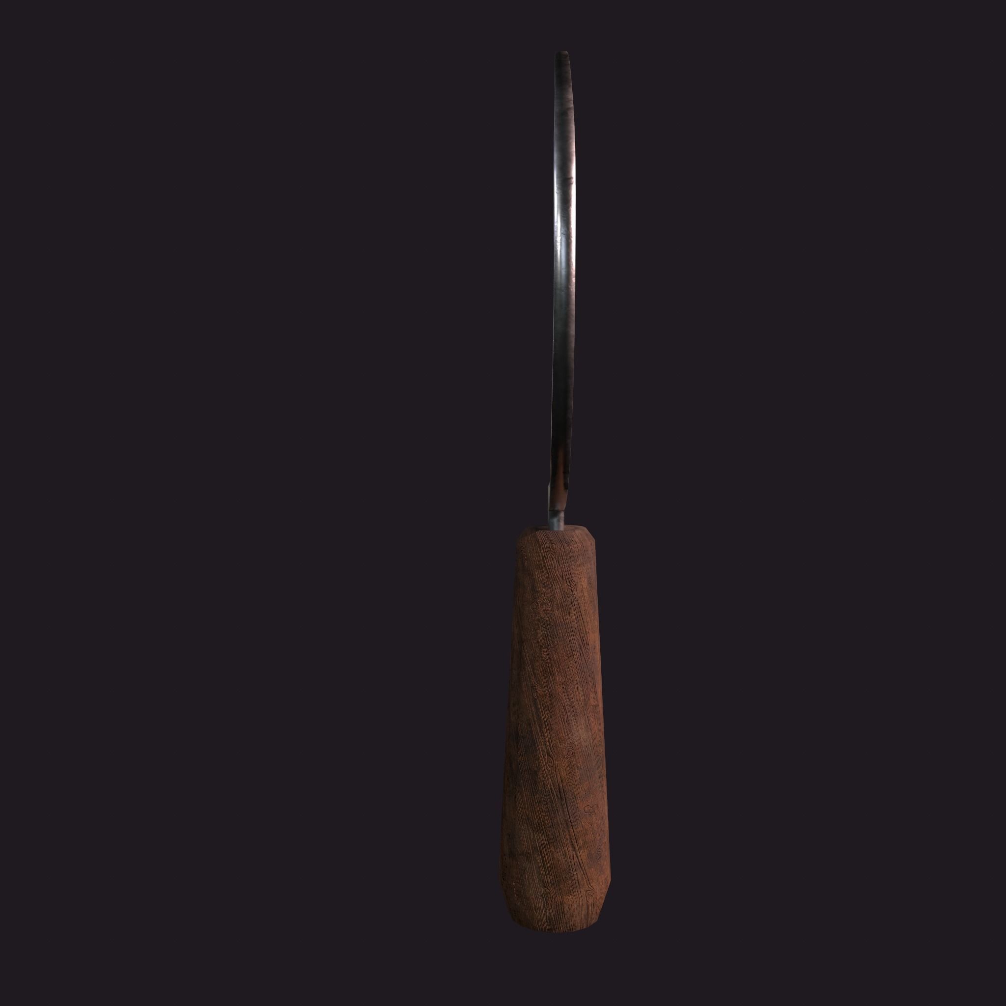 Bloody Sickle Free low-poly 3D model_11