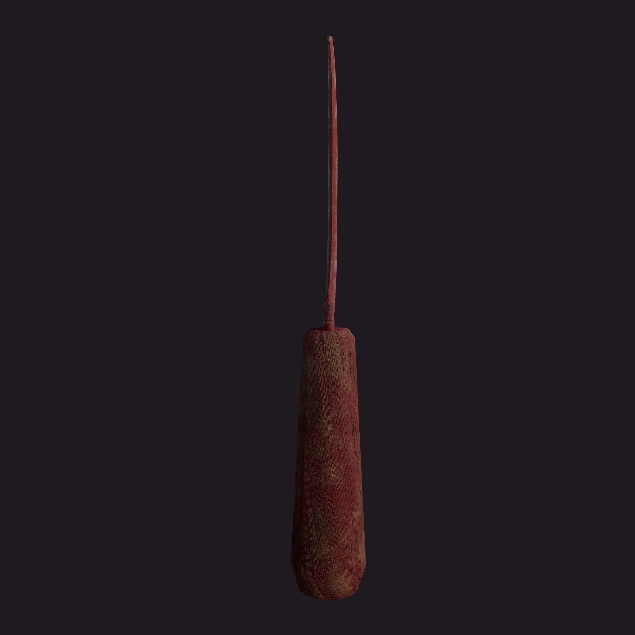 Bloody Sickle Free low-poly 3D model_23