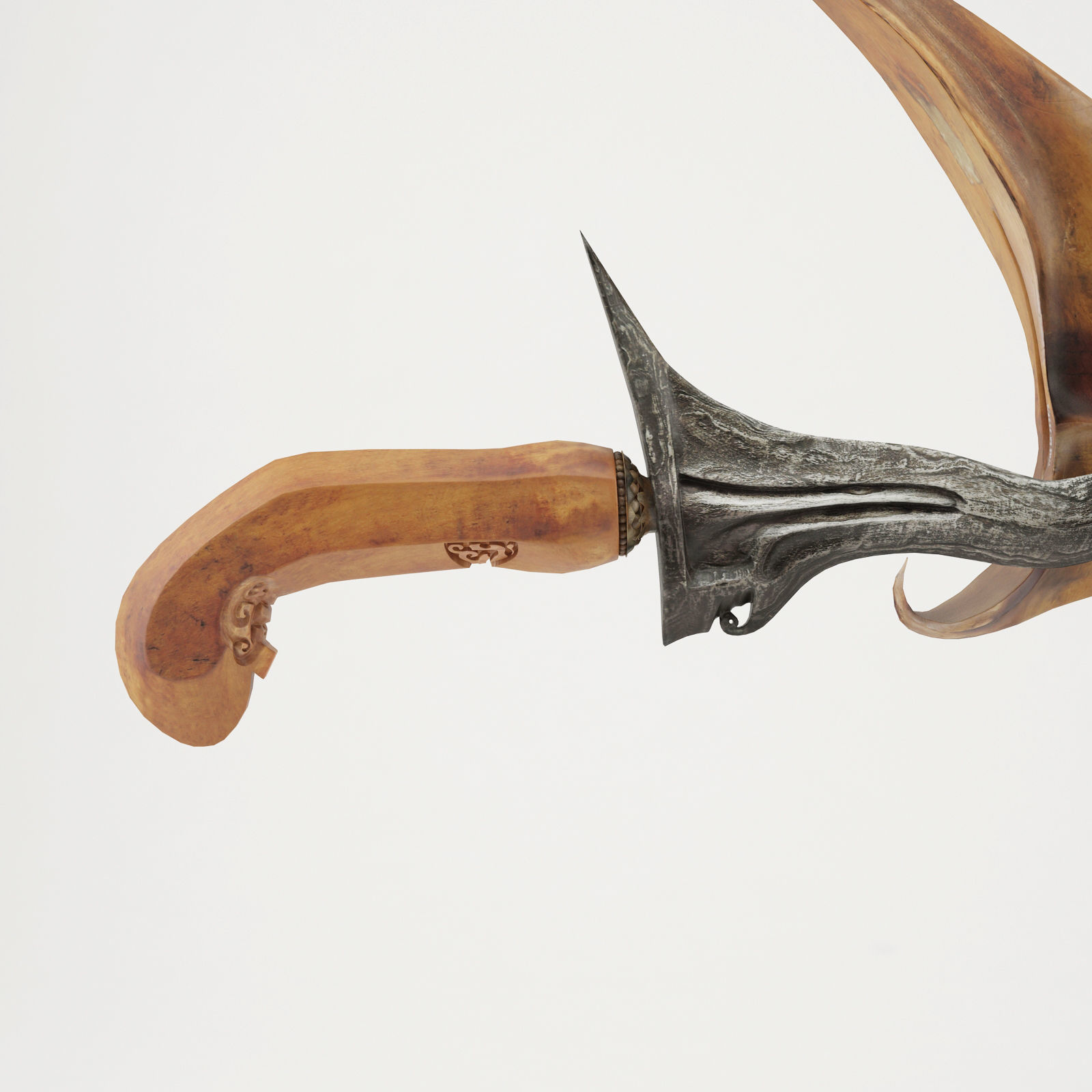 WEAPON KERIS INDONESIA - CGTRADER Low-poly 3D model_1