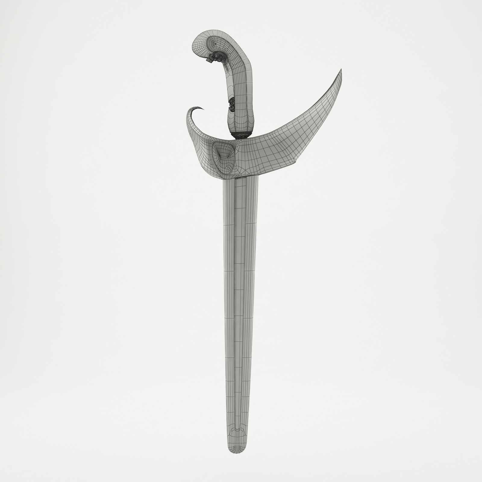 WEAPON KERIS INDONESIA - CGTRADER Low-poly 3D model_7