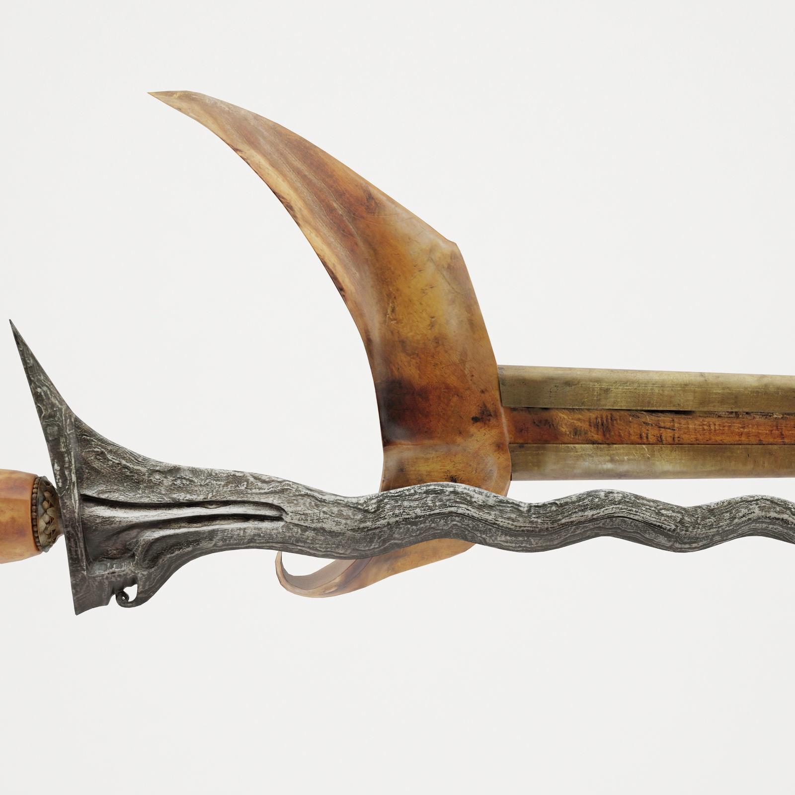 WEAPON KERIS INDONESIA - CGTRADER Low-poly 3D model_2