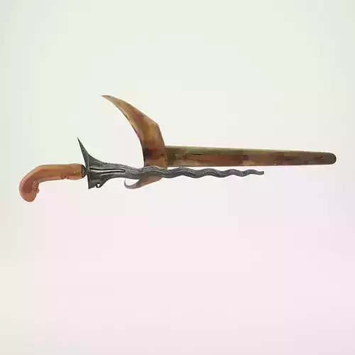 WEAPON KERIS INDONESIA - CGTRADER