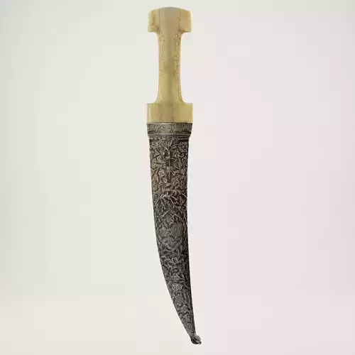 WEAPON DAGGER OTTOMAN - CGTRADER Low-poly 3D model