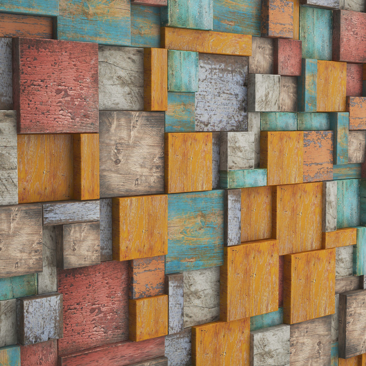 WALL PATTERN CGI INTERIOR Low-poly 3D model_3