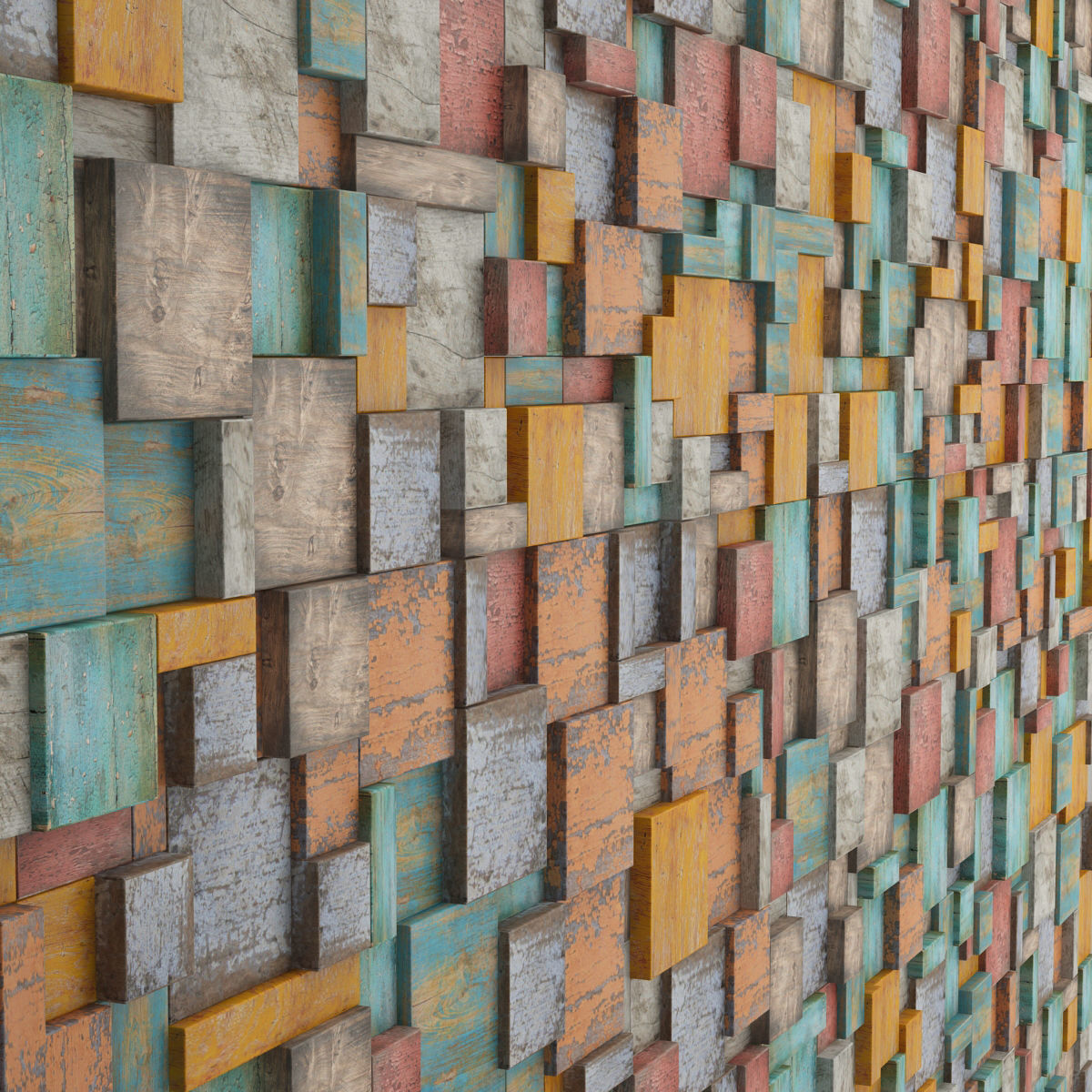 WALL PATTERN CGI INTERIOR Low-poly 3D model_4