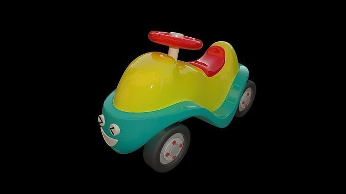 Asset - Cartoons -Bobby Car  - 3D Model  3D model