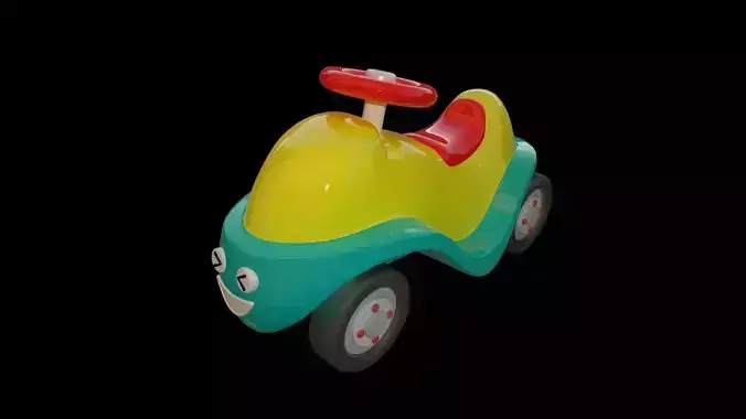 Asset - Cartoons -Bobby Car  - 3D Model  3D model