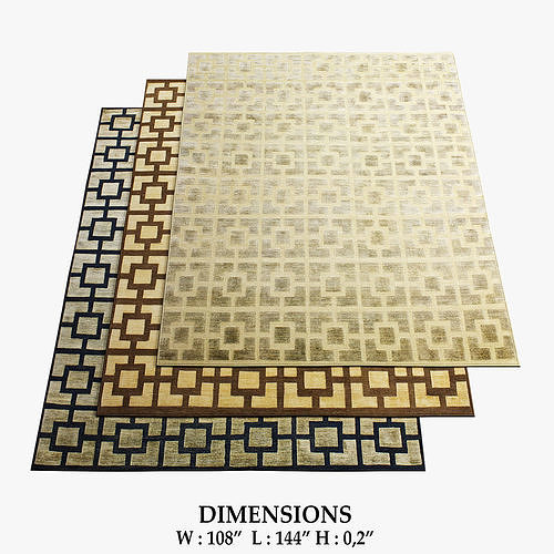 Fayette Rugs 320 3D model