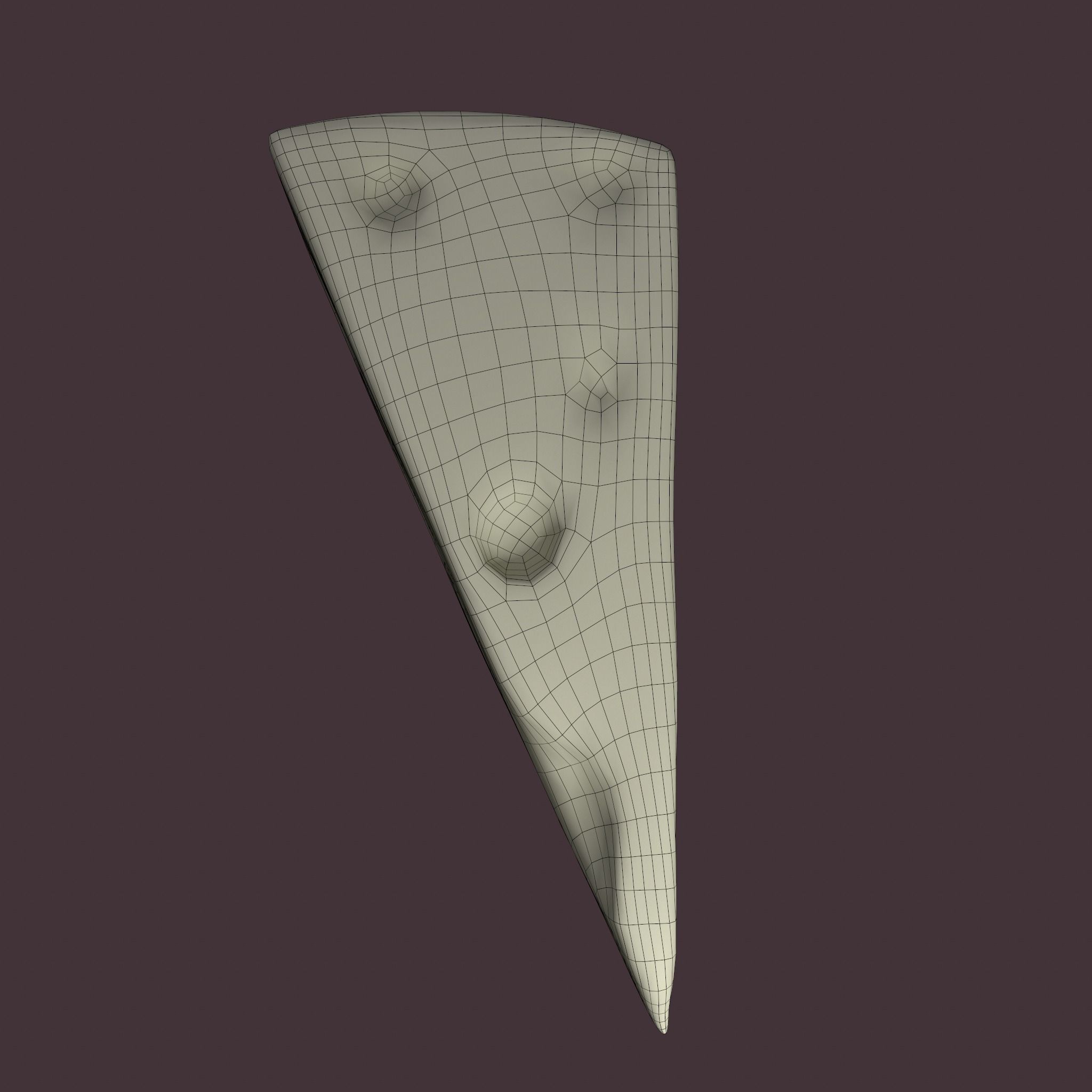 Holed Cheese 3D model_26