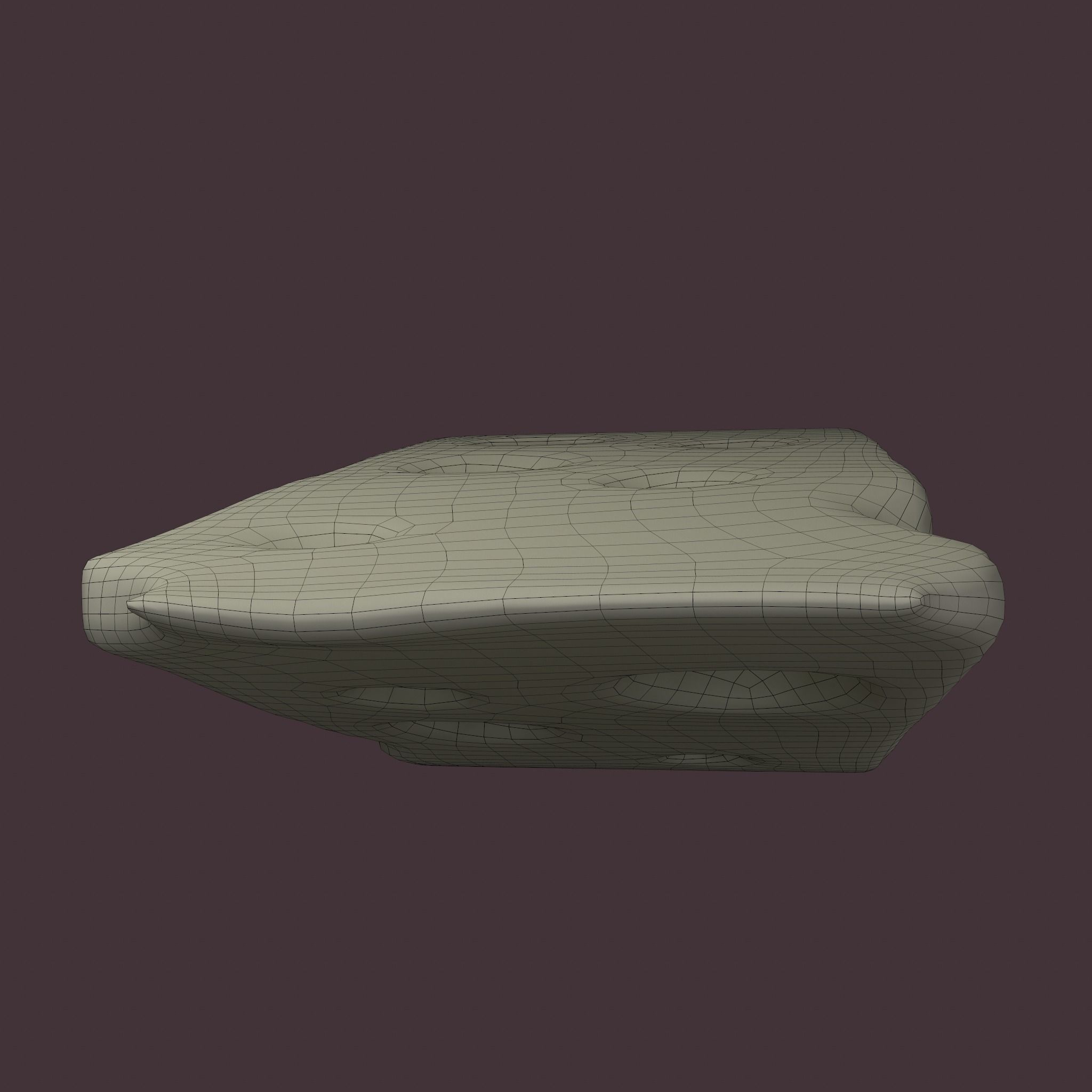 Holed Cheese 3D model_31