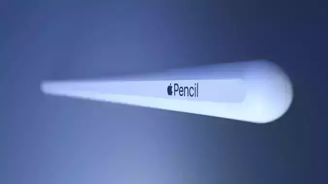 apple pencil 2  3D model