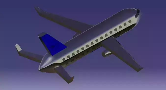 Aircraft model airplane flying in sky