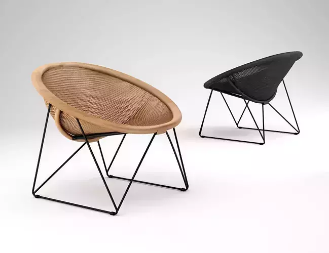 Feelgood designs C317 chair 3D model