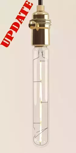 Decorative Edison Tube Bulb 185mm LED E24