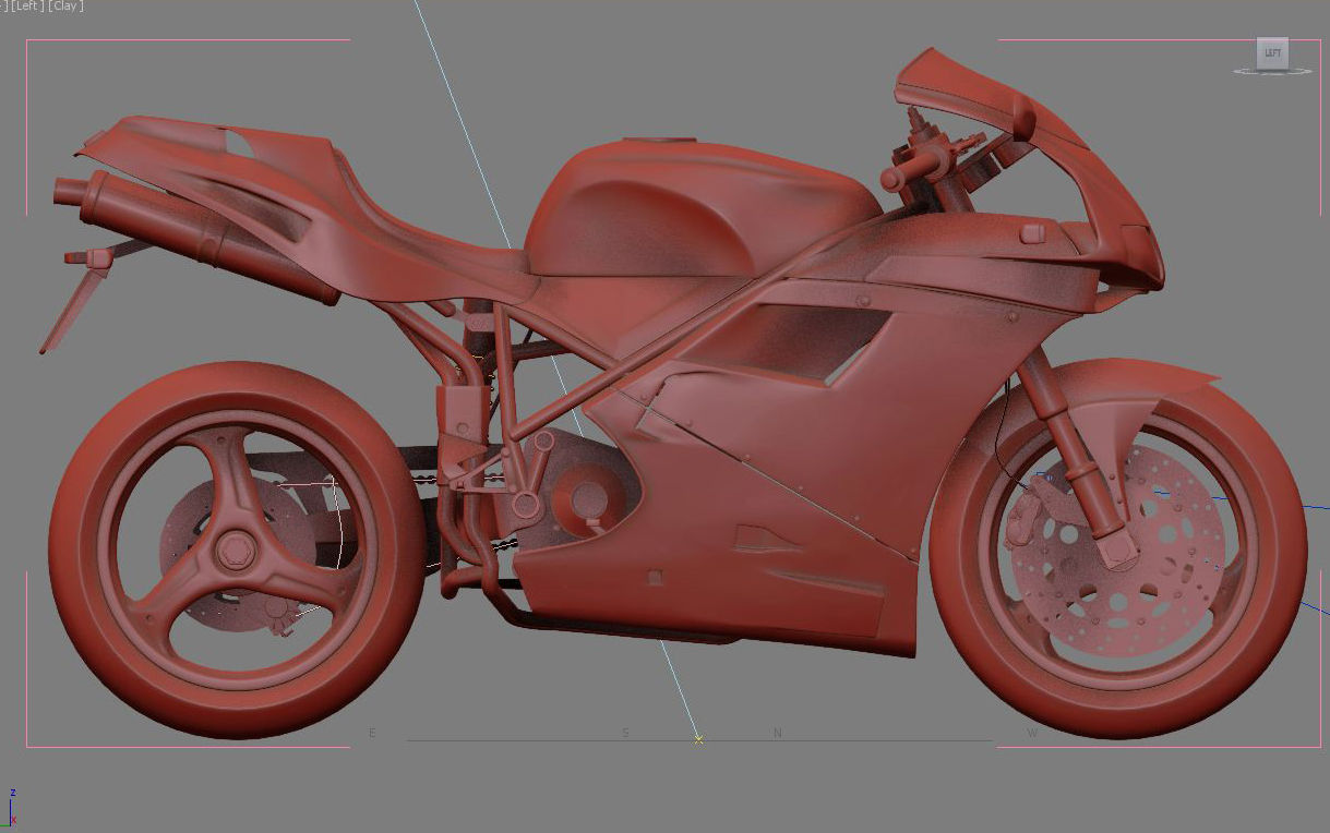 Ducati 916 no material 3D model_1