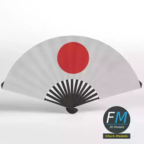 Folding hand fan