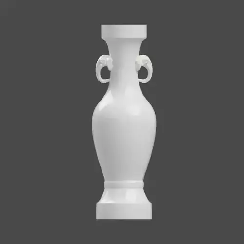 Chinese Antique Porcelain Series - Vase 10 3D print model