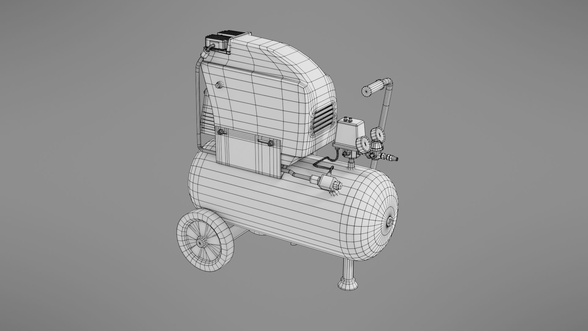 Air compressor pack 3D Model Collection_46