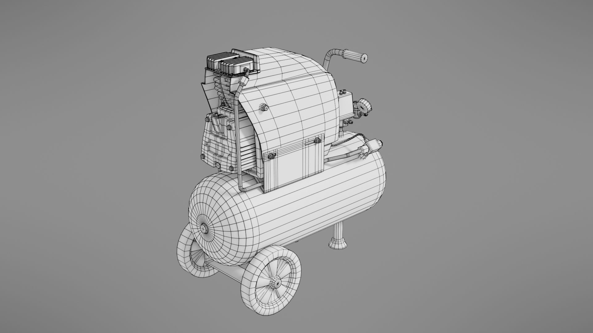 Air compressor pack 3D Model Collection_49