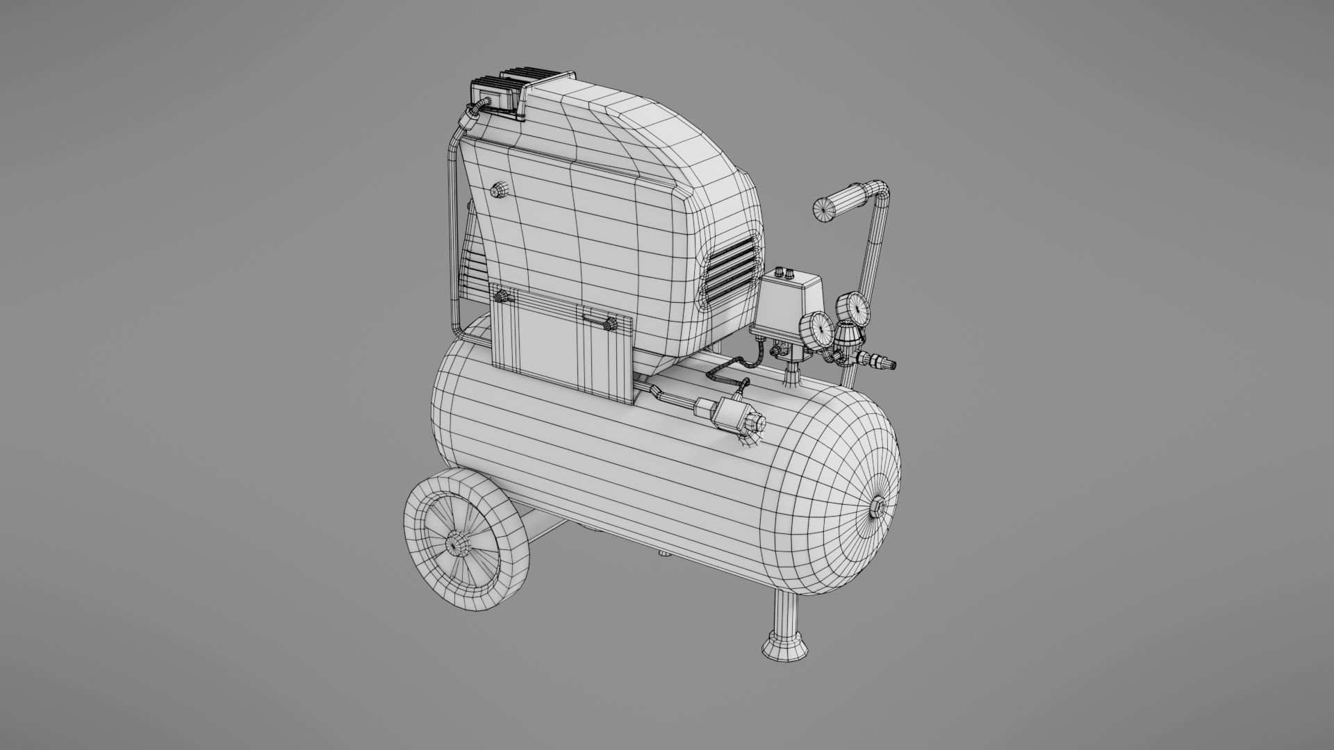 Air compressor pack 3D Model Collection_38