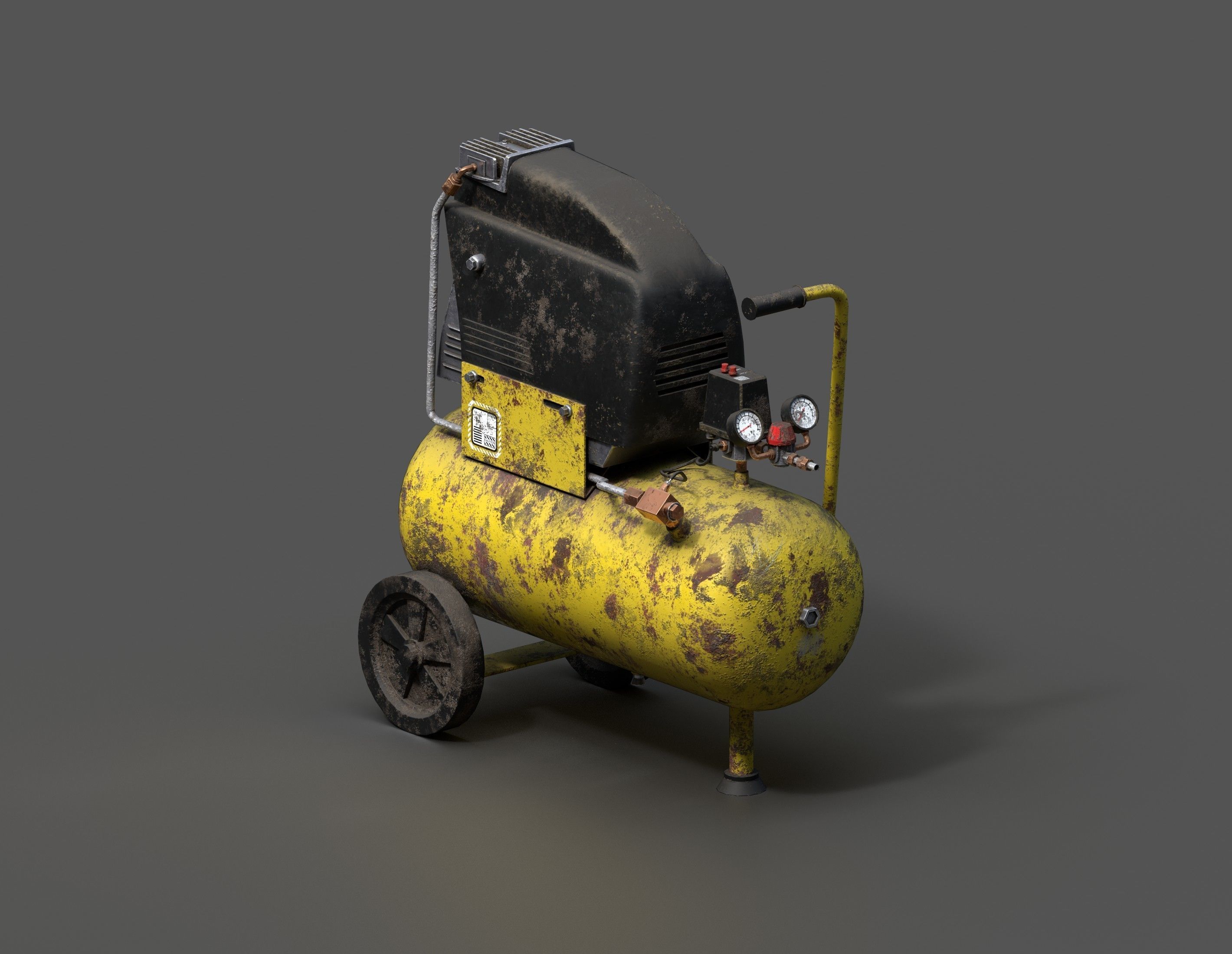 Air compressor pack 3D Model Collection_16
