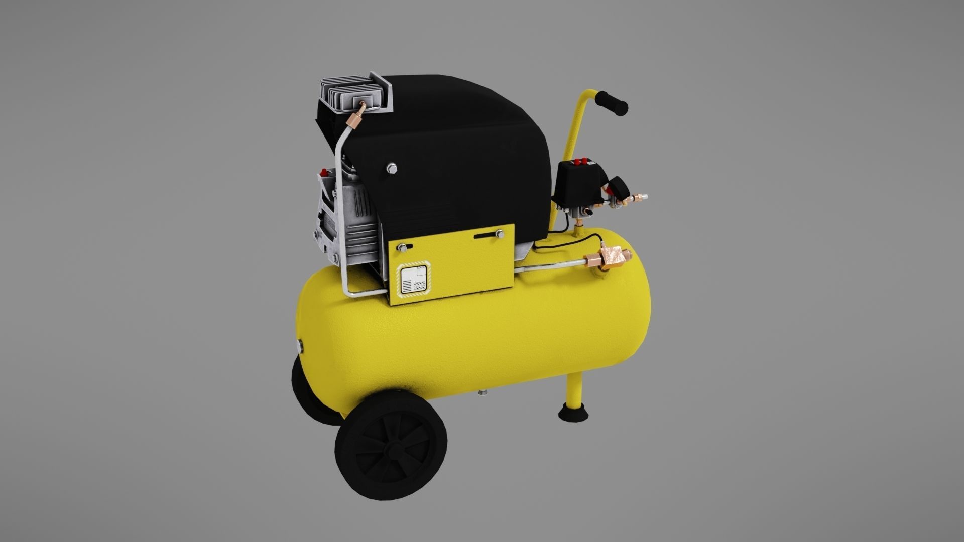 Air compressor pack 3D Model Collection_28