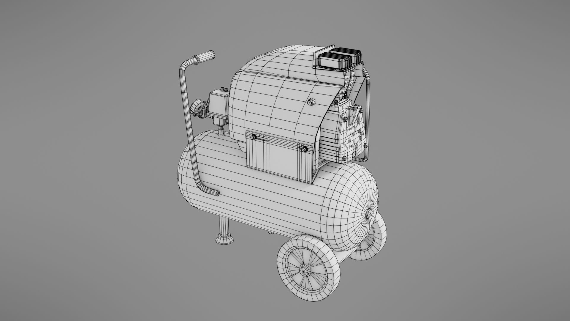 Air compressor pack 3D Model Collection_57