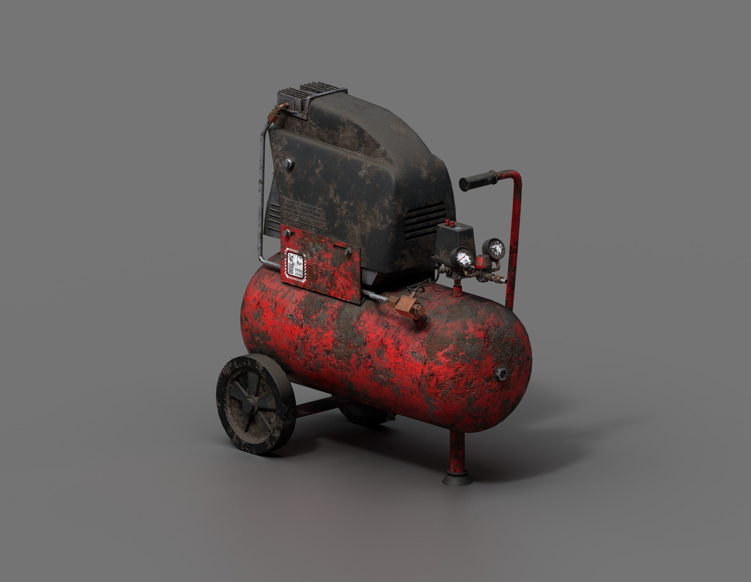 Air compressor pack 3D Model Collection_13
