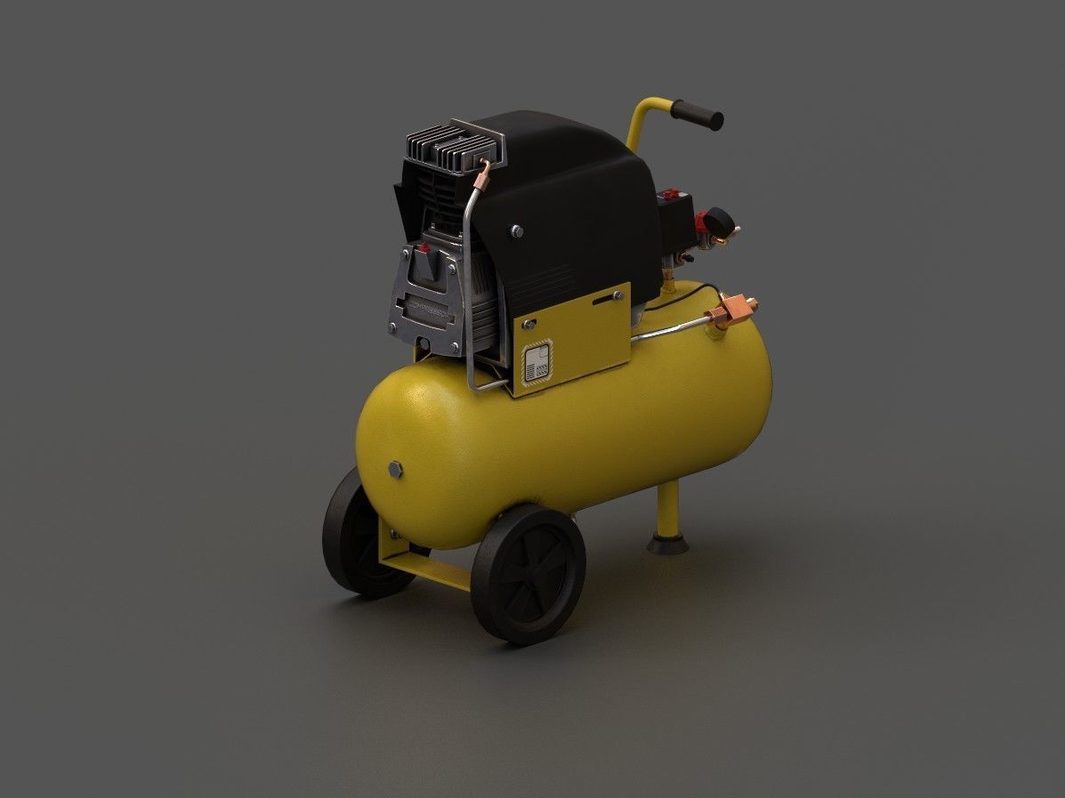 Air compressor pack 3D Model Collection_20