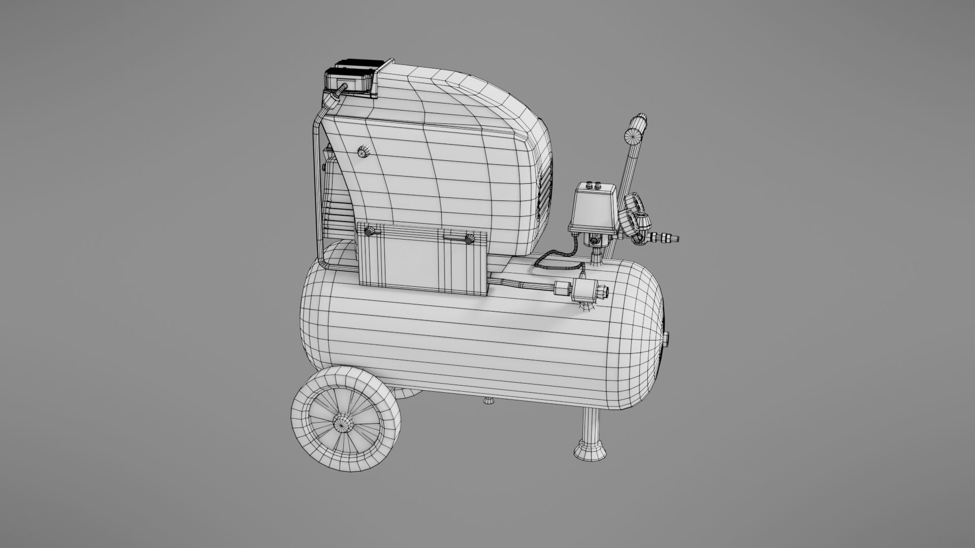Air compressor pack 3D Model Collection_47