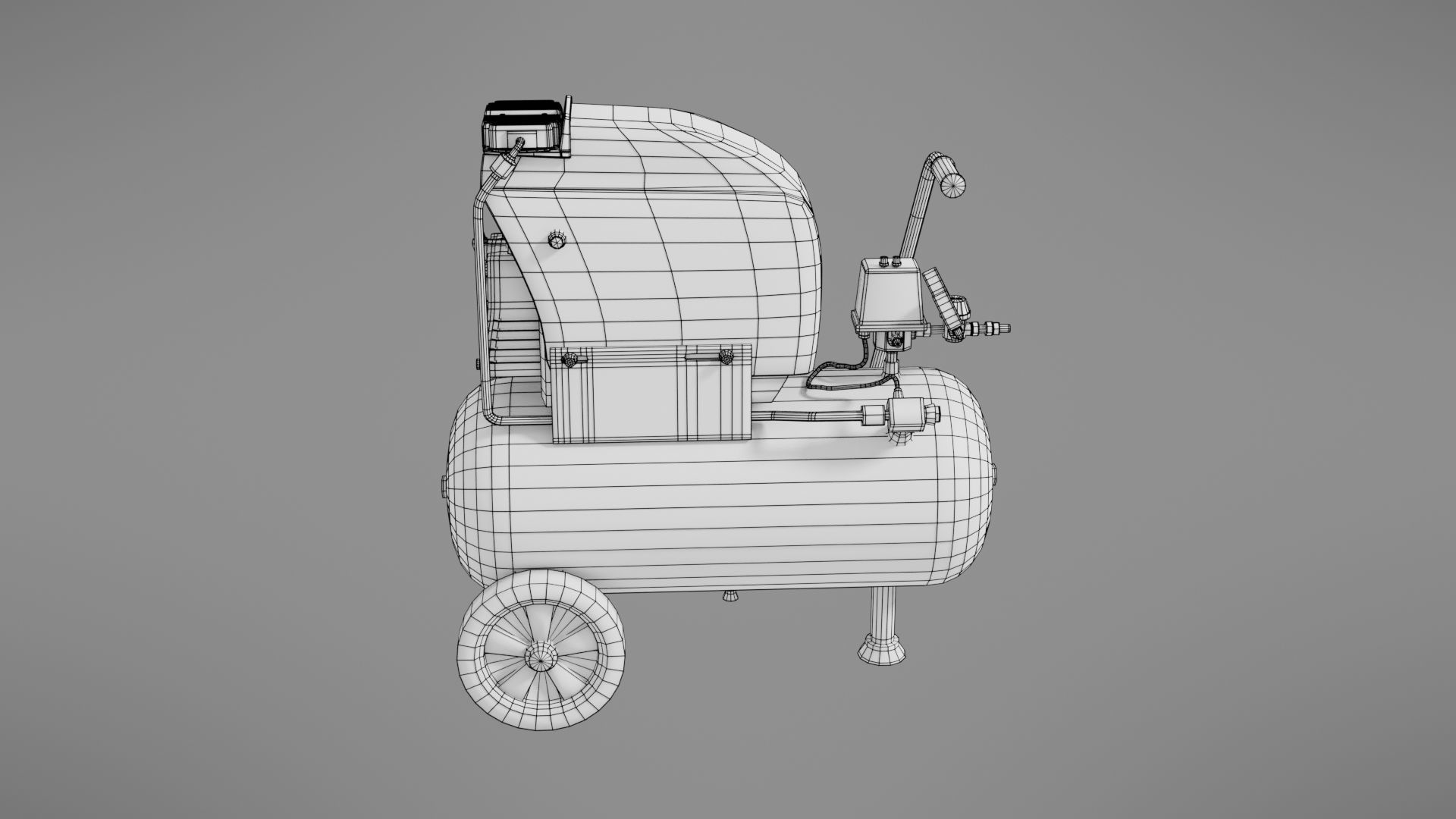 Air compressor pack 3D Model Collection_44