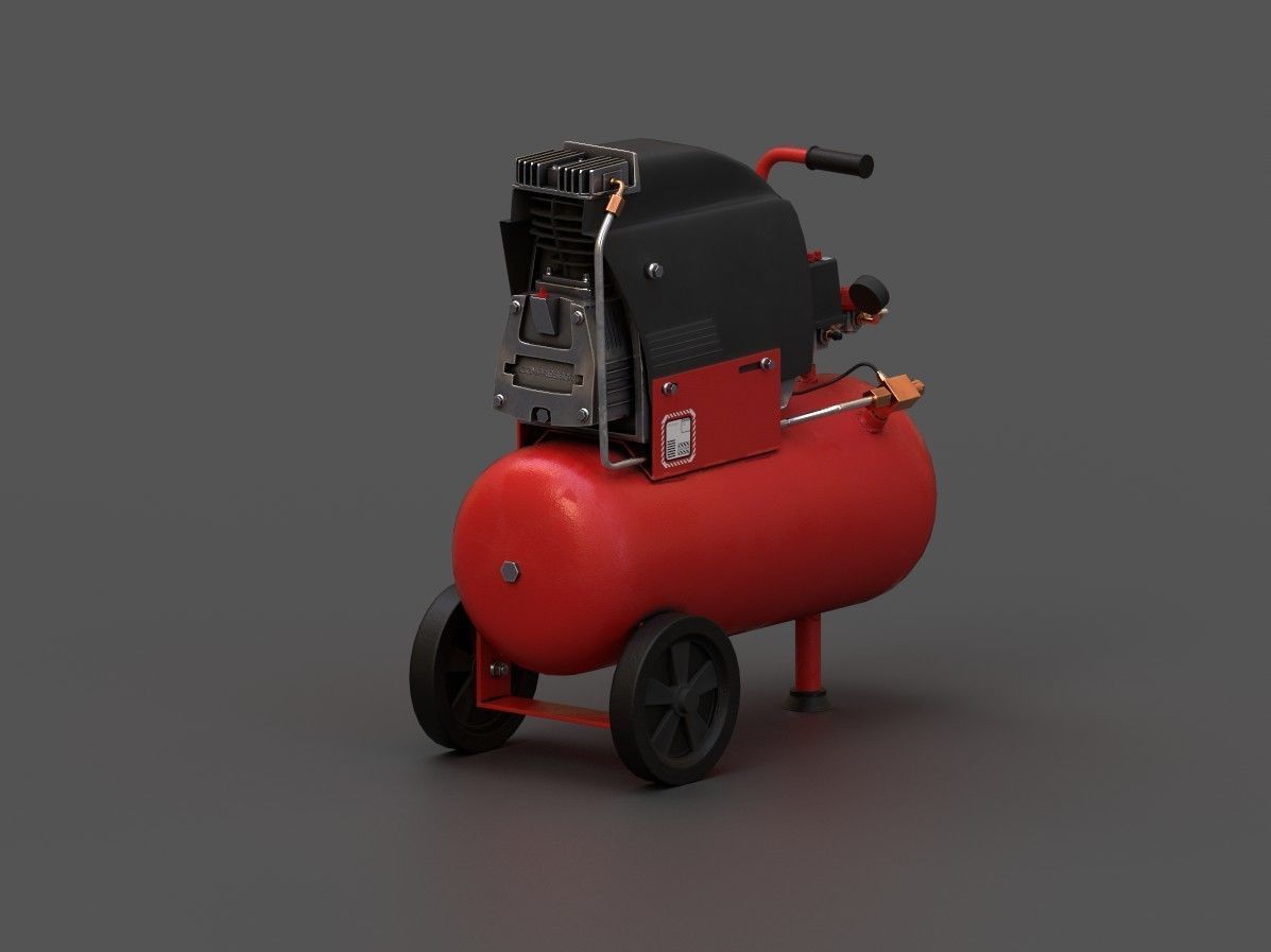 Air compressor pack 3D Model Collection_17
