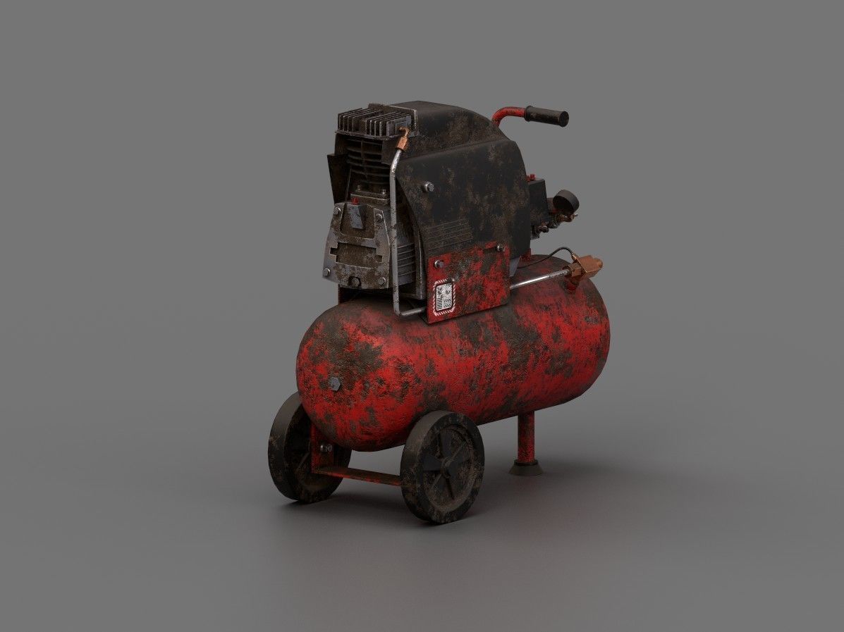 Air compressor pack 3D Model Collection_12