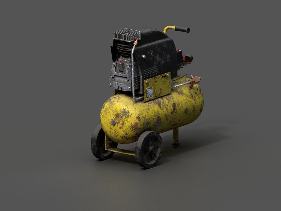 Air compressor pack 3D Model Collection_14
