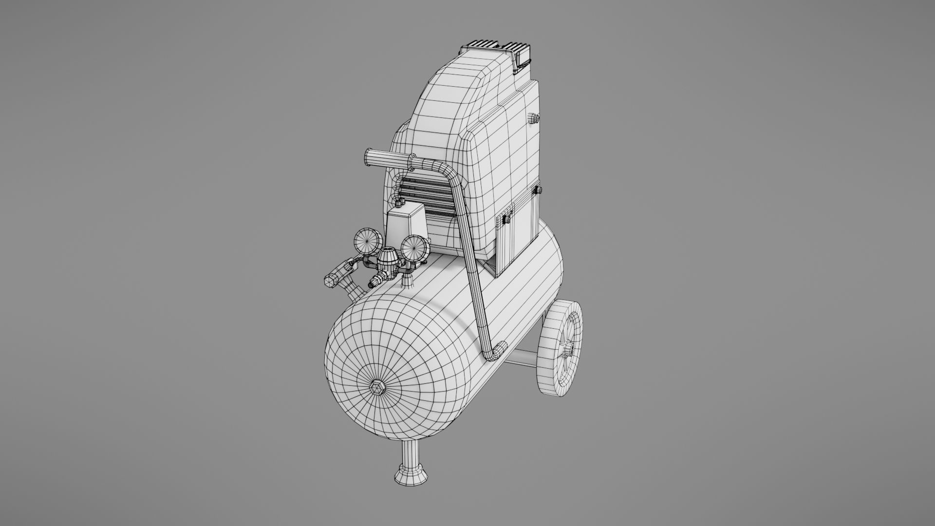 Air compressor pack 3D Model Collection_52