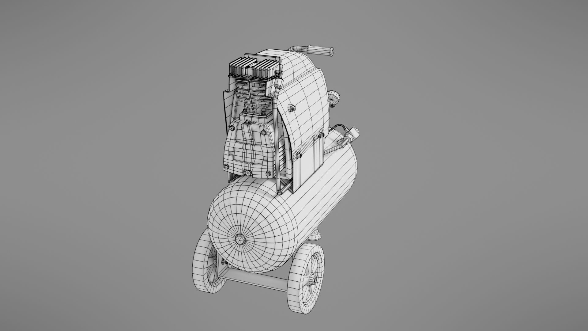 Air compressor pack 3D Model Collection_40