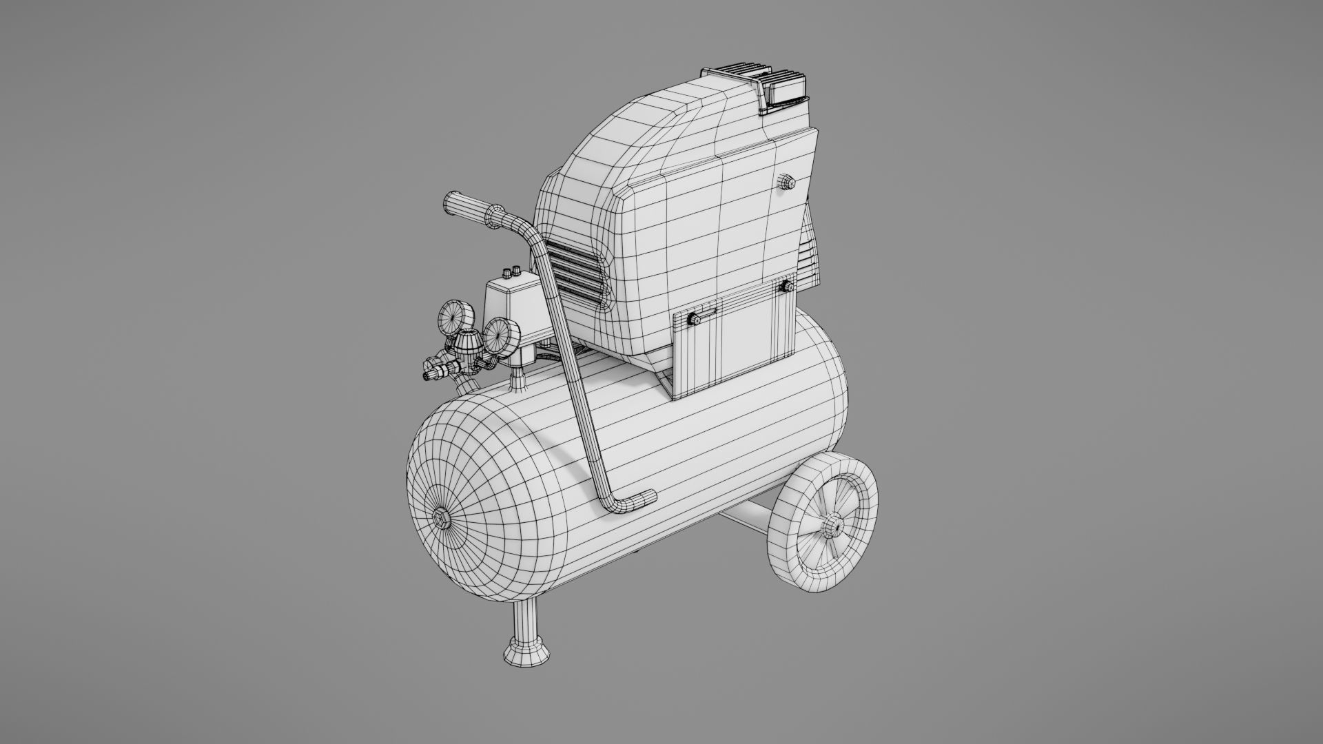 Air compressor pack 3D Model Collection_54