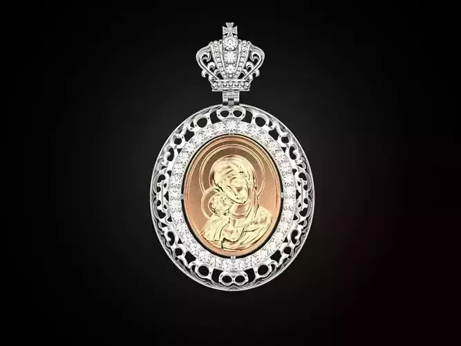 Pendant of the mother of God
