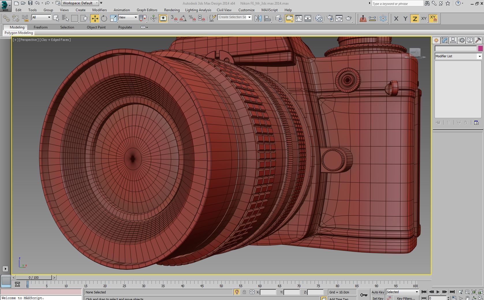 Nikon FE Mental Ray 3D model_11