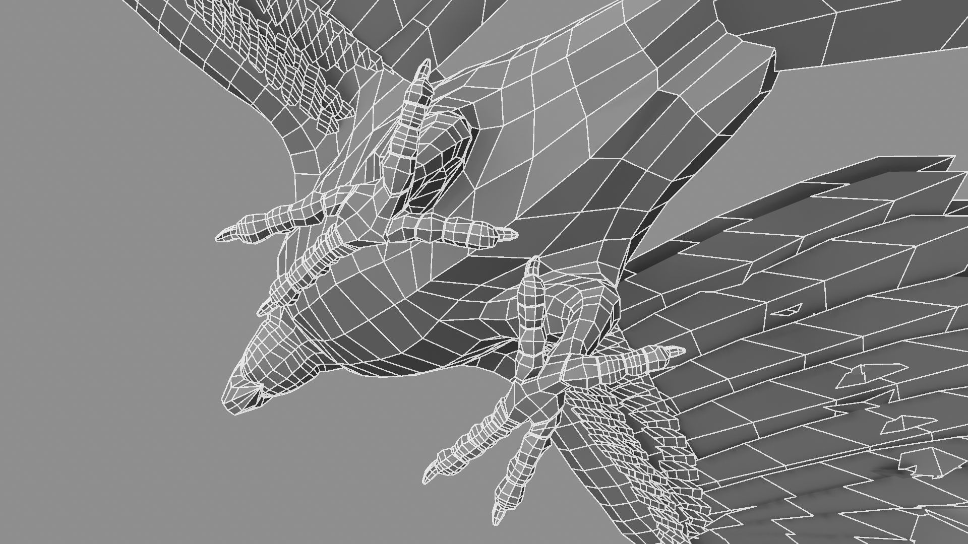 Gold Macaw 3D model_11